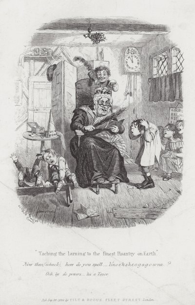 Nauczanie nauki najwspanialszej Pinsentry na Ziemi, 1840 autorstwa English School
