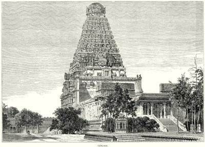 Tanjore (grawerunek) autorstwa English School