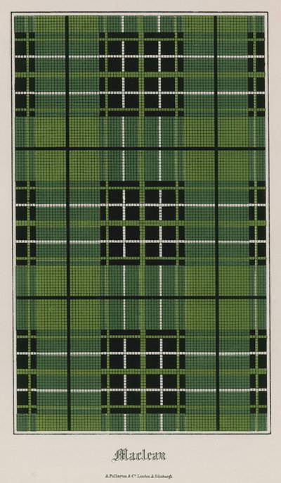 Tartan klanu Maclean autorstwa English School