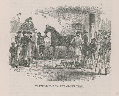 Tattersalls w dawnych czasach autorstwa English School