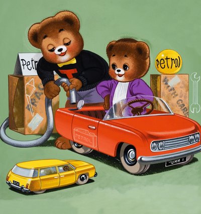 Miś (z ukrytymi przedmiotami) autorstwa English School