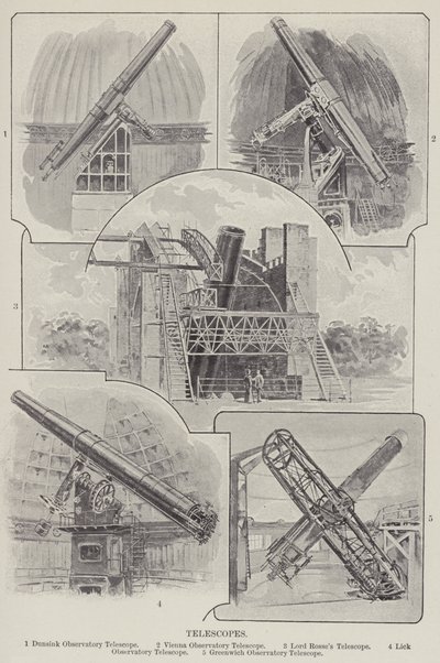 Teleskopy (grawerowanie) autorstwa English School