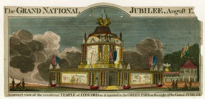 Świątynia Zgody dla uczczenia Pokoju 1814 r. autorstwa English School