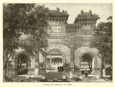 Świątynia Konfucjusza w Pekinie autorstwa English School