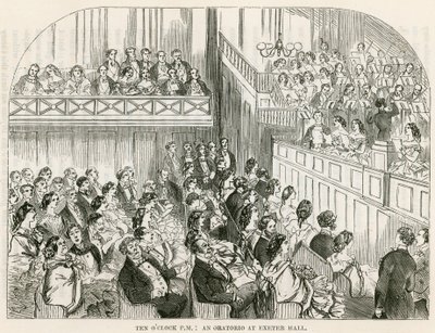 Dziesiąta wieczorem: oratorium w Exeter Hall autorstwa English School