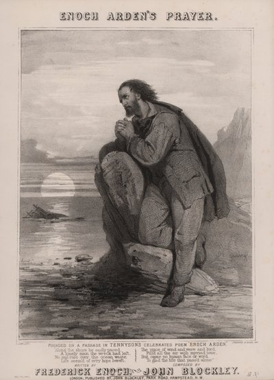 Enoch Arden Tennysona (lito) autorstwa English School