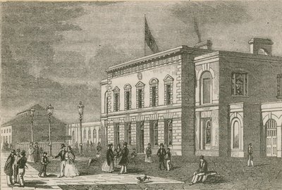 Terminus Blackwall Railway autorstwa English School