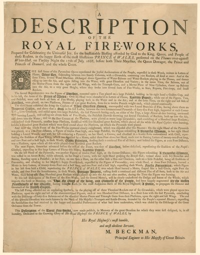 Święto Dziękczynienia za narodziny Jamesa Edwarda, Starego Pretendenta, urodzonego 10 czerwca 1688 r. autorstwa English School