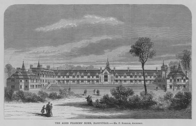 Das Heim der alten Pilger, Hampstead (Stich) von English School