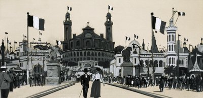 Algierska sekcja na Międzynarodowej Wystawie w Paryżu w 1900 r. autorstwa English School