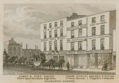 Angel Inn, Islington autorstwa English School