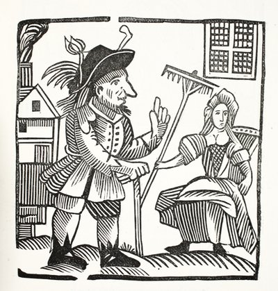 Sprawa i oskarżenie Sir Johna Barleycorna, Knt., ilustracja z książki Chap-books of the Eighteenth Century Johna Ashtona, wyd. 1882 autorstwa English School