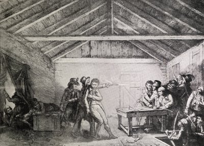 Aresztowanie spiskowców z ulicy Cato 23 lutego 1820 r. autorstwa English School