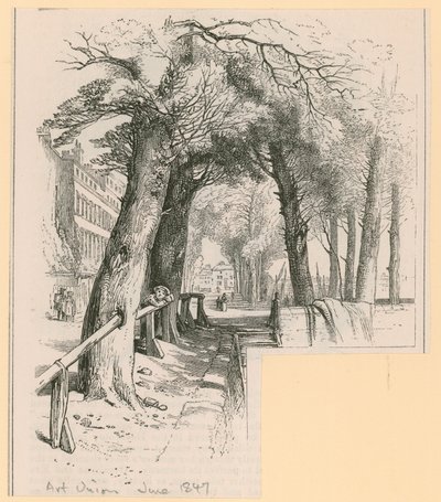 The Art Union, Chelsea, czerwiec 1847 autorstwa English School