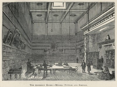 Sale zgromadzeń panów Putticka i Simpsona autorstwa English School