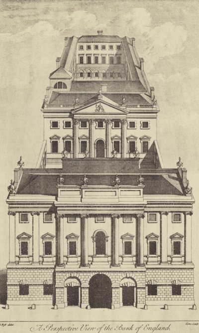Bank Anglii, 1739 autorstwa English School
