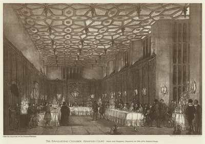 Sala Bankietowa, Hampton Court (lito) autorstwa English School