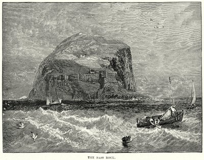 The Bass Rock (grawerunek) autorstwa English School
