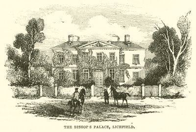 Pałac Biskupi, Lichfield (rycina) autorstwa English School
