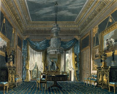 Pokój Blue Velvet, Carlton House autorstwa English School