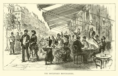 Bulwar Montmartre autorstwa English School