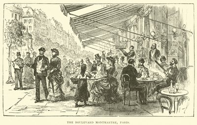 Bulwar Montmartre, Paryż autorstwa English School