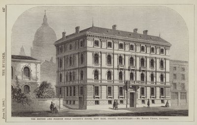 Dom Brytyjskiego i Zagranicznego Towarzystwa Biblijnego, New Earl Street, Blackfriars, pan Edward I