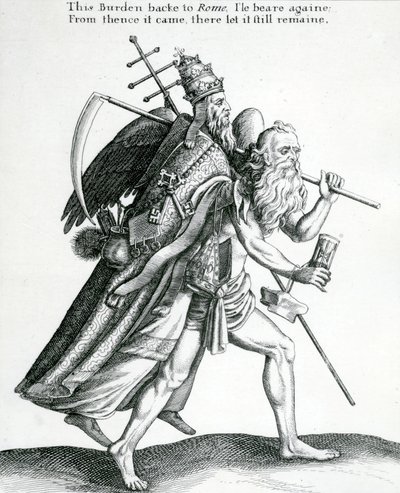 Ciężar wraca do Rzymu? około 1641 autorstwa English School