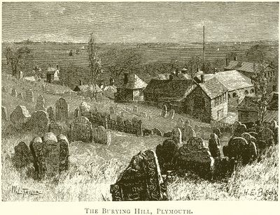 Grzebiące Wzgórze, Plymouth autorstwa English School