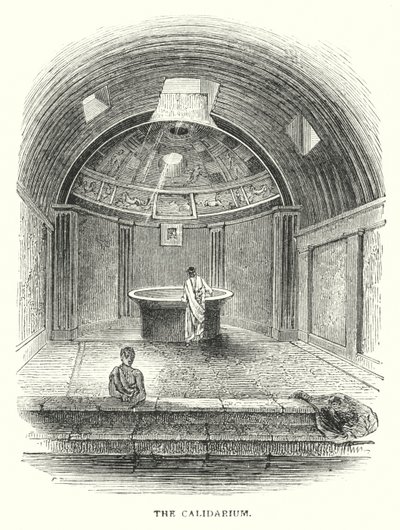 Calidarium (rycina) autorstwa English School