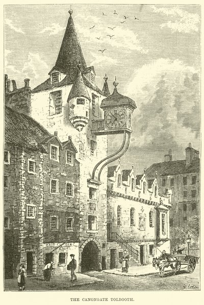 Pobór opłat Canongate autorstwa English School