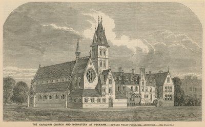 Kościół i klasztor kapucynów w Peckham autorstwa English School