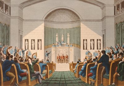 Izba Deputowanych, ok.1820 autorstwa English School