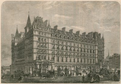 Dworzec kolejowy i hotel Charing-Cross autorstwa English School