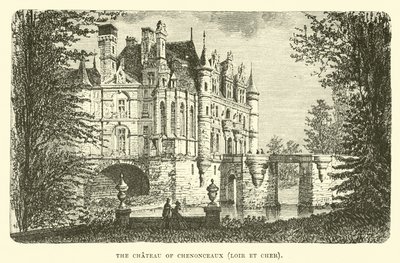 Zamek Chenonceaux, Loir et Cher autorstwa English School
