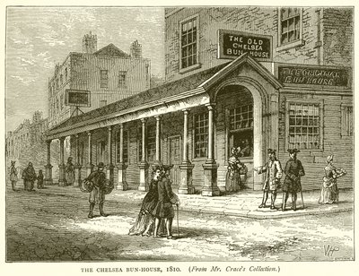 Chelsea Bun-House, 1810 autorstwa English School