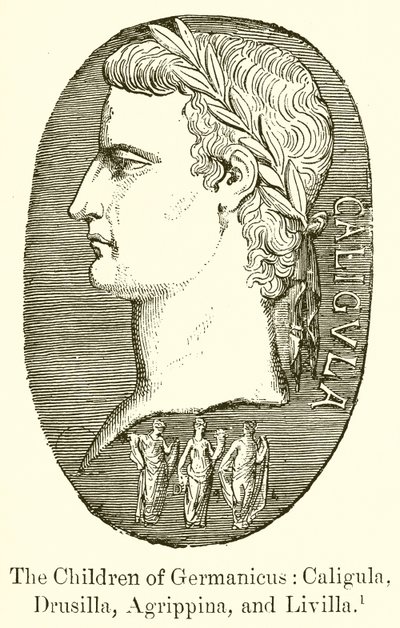 Dzieci Germanika: Kaligula, Drusilla, Agrypina i Livilla autorstwa English School