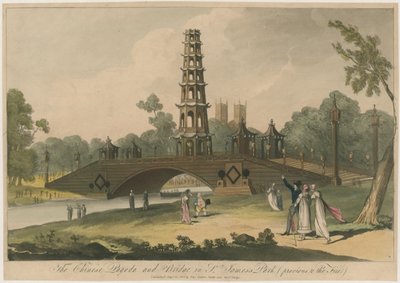 Chińska Pagoda i Most w St James