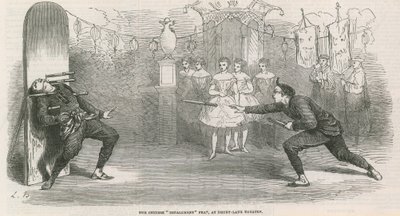 Chiński wyczyn wbicia na pal w Drury Lane Theatre autorstwa English School