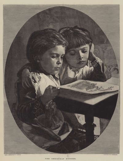 Numer bożonarodzeniowy (grawerunek) autorstwa English School