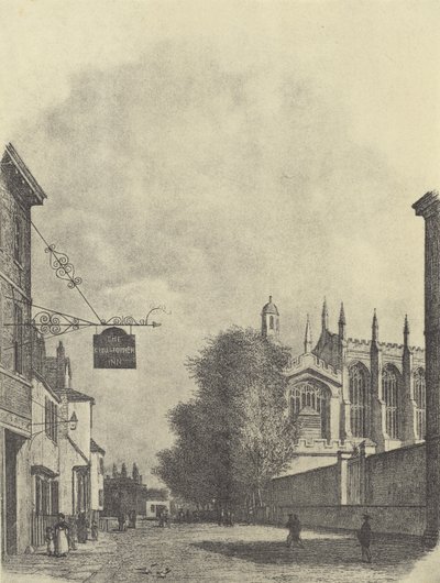 The Christopher Inn itp. (grawiura) autorstwa English School