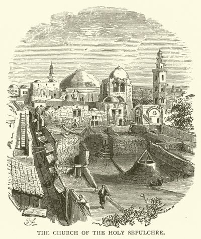 Kościół Grobu Pańskiego (rycina) autorstwa English School