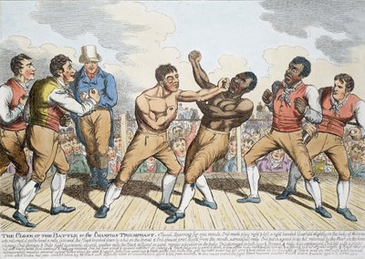 The Close of the Battle or the Champion Triumphant, opublikowany 1811 autorstwa English School