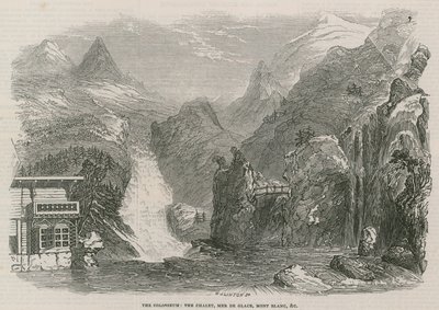 Koloseum - Chata, Mer de Glace, Mont Blanc autorstwa English School