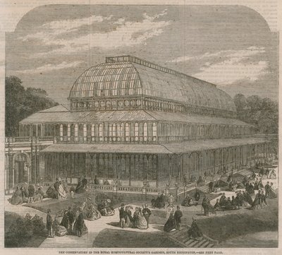 Konserwatorium w ogrodach Królewskiego Towarzystwa Ogrodniczego, South Kensington autorstwa English School