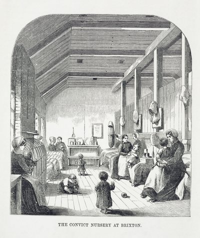 The Convict Nursery w Brixton, z The Criminal Prisons of London i Scenes of Prison Life autorstwa Henry