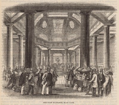 Giełda kukurydzy, Mark Lane, Londyn autorstwa English School