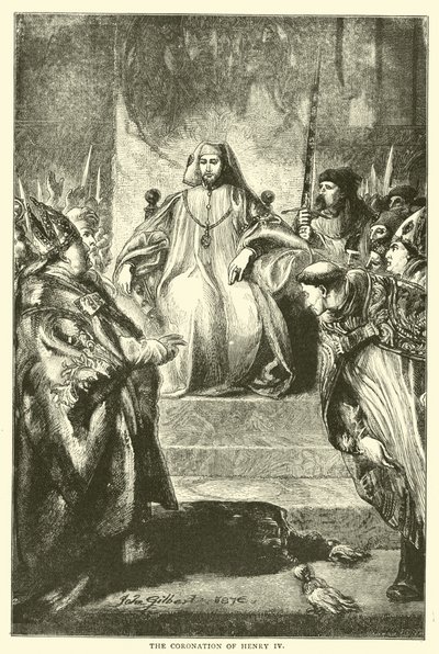 Koronacja Henryka IV autorstwa English School