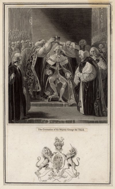 Koronacja Jego Królewskiej Mości Jerzego III autorstwa English School