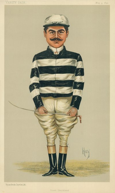 Hrabia Della Catena, Hrabia Strickland, 4 maja 1893, komiks Vanity Fair autorstwa English School